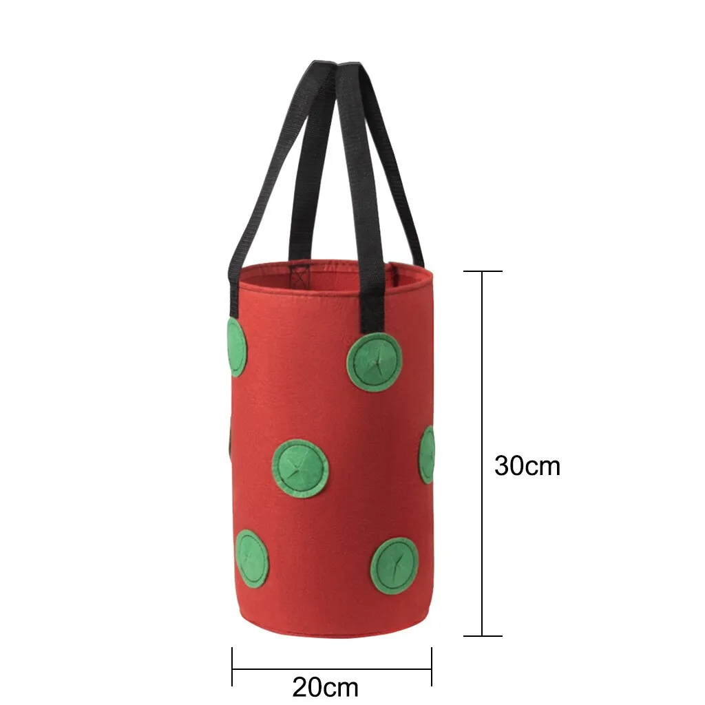 11 Hole Hanging Potato Strawberry Planter Bags