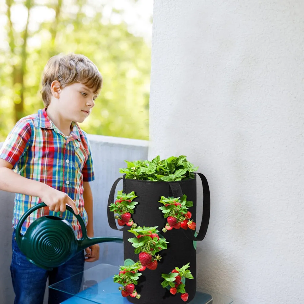 11 Hole Hanging Potato Strawberry Planter Bags