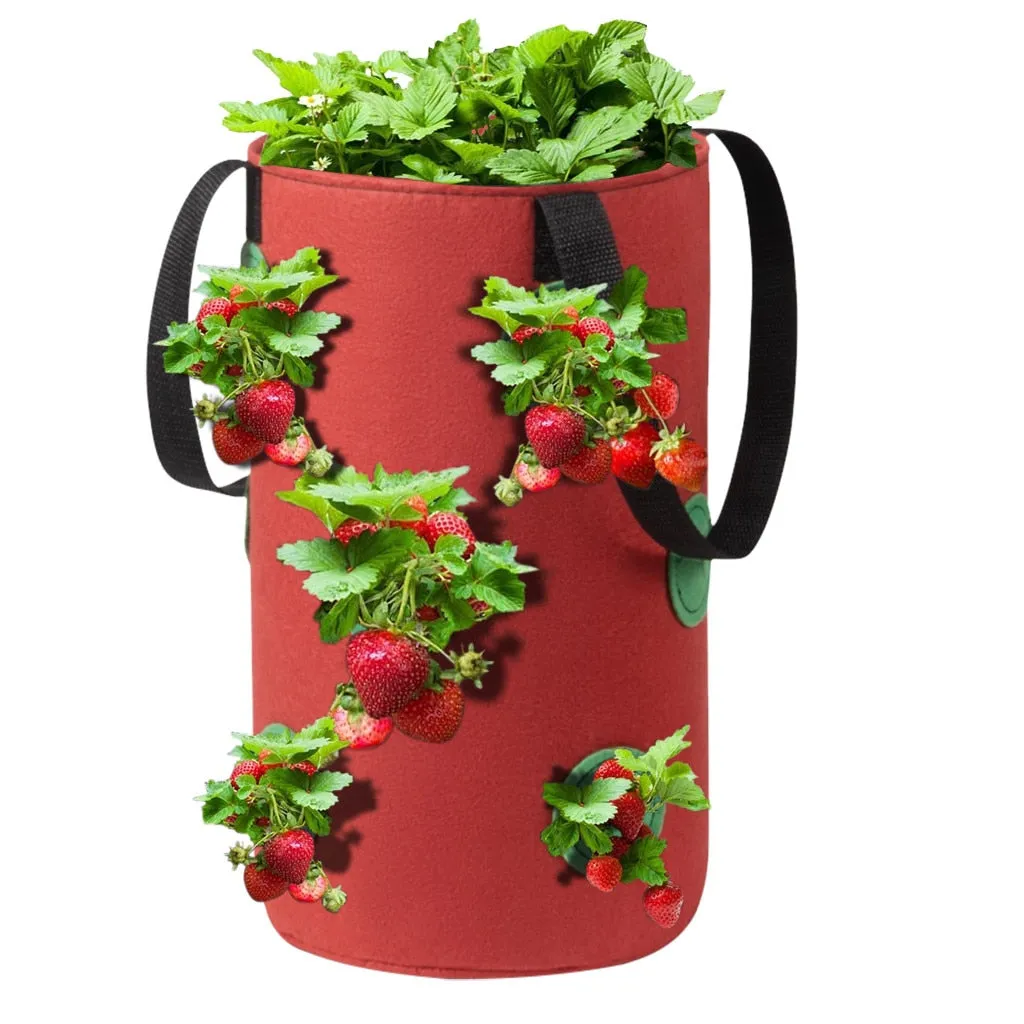 11 Hole Hanging Potato Strawberry Planter Bags