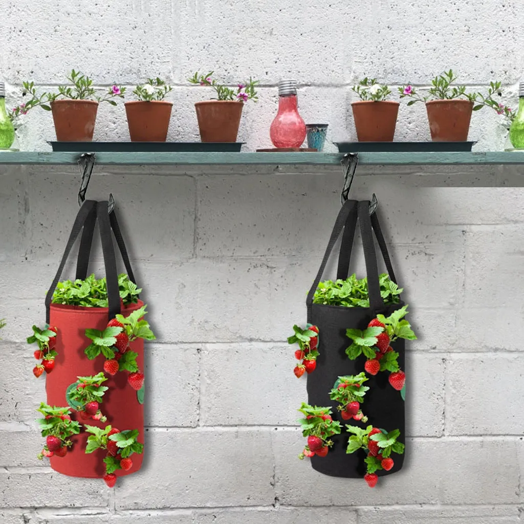 11 Hole Hanging Potato Strawberry Planter Bags