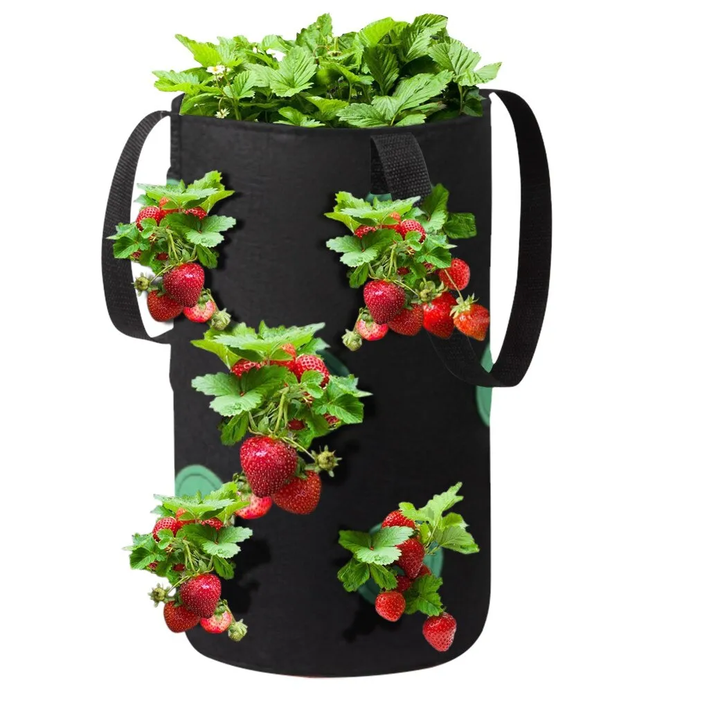 11 Hole Hanging Potato Strawberry Planter Bags
