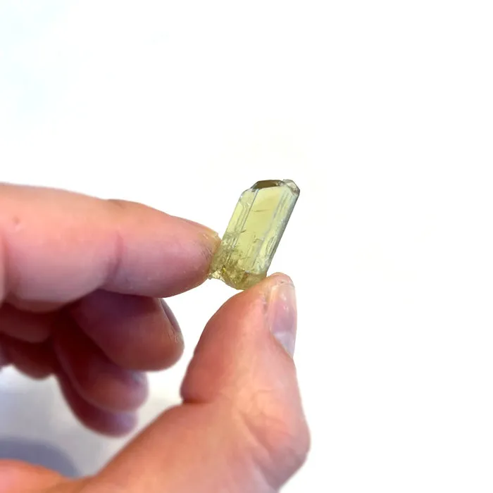 19.03ct Fancy Color Natural Vibrant Yellow Tanzanite Crystal