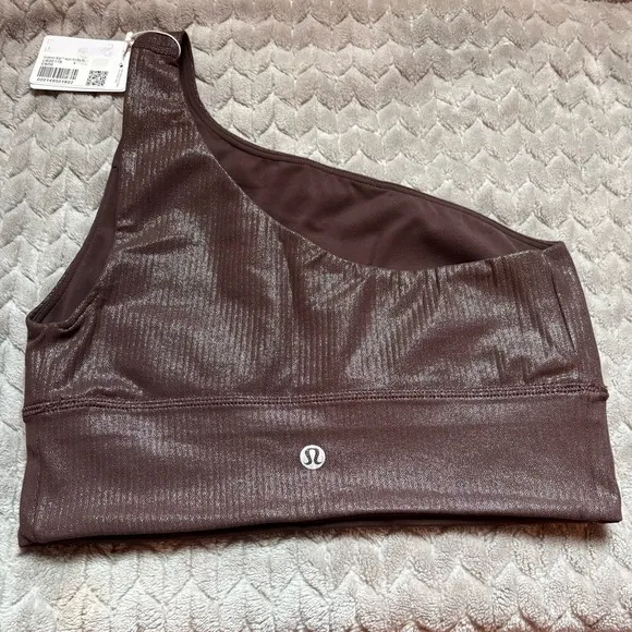 2. NWT Lululemon Align Asymmetrical Ribbed Bra *Light Support A/B Cup- Size 4