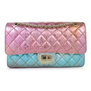 20A Rainbow Metallic 2.55 Reissue Flap Bag Size 225