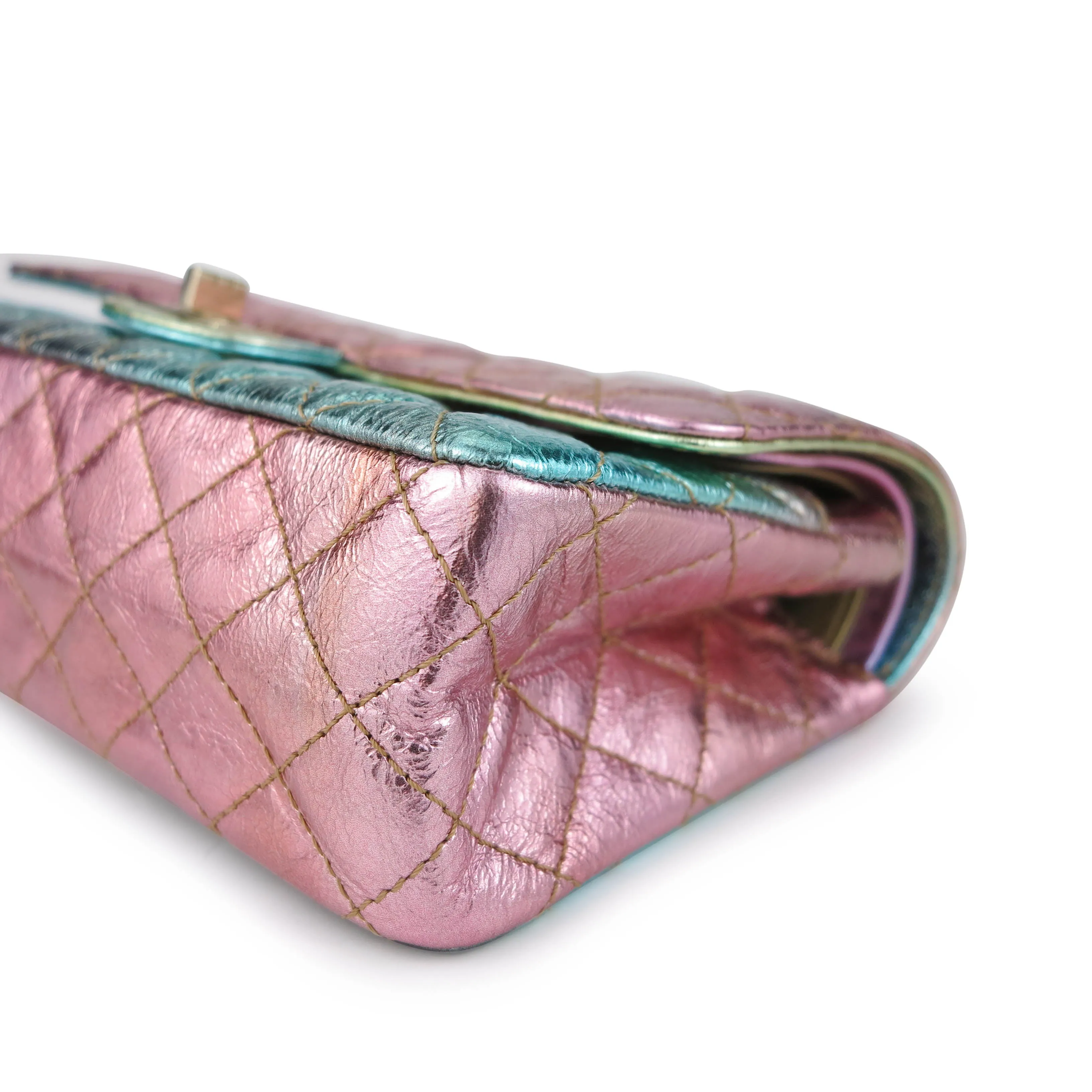 20A Rainbow Metallic 2.55 Reissue Flap Bag Size 225