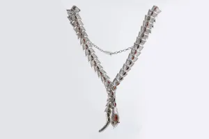 26" 925 Silver Large Snake Necklace (162.45g.)
