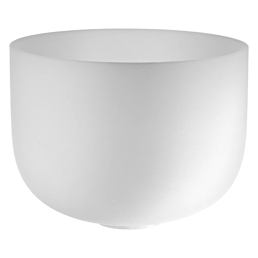 432 Hz 13" Crystal Singing Bowl Note D4 - Sacral Chakra