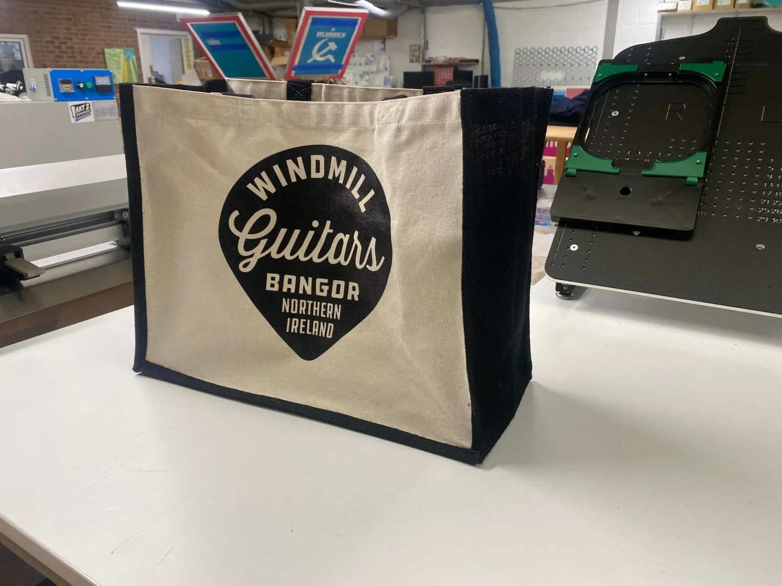 50x screen printed shoppers