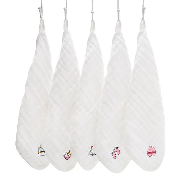 5pcs Cotton Baby Towel
