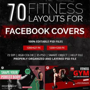 70 - Fitness Facebook Banners