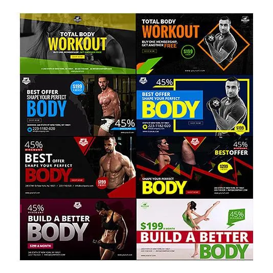 70 - Fitness Facebook Banners