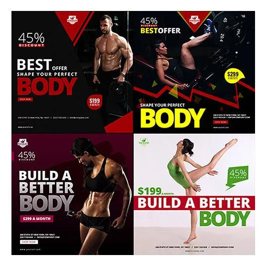 70 - Fitness Facebook Banners