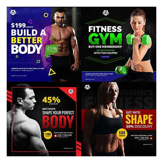 70 - Fitness Facebook Banners