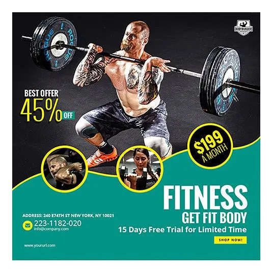 70 - Fitness Facebook Banners