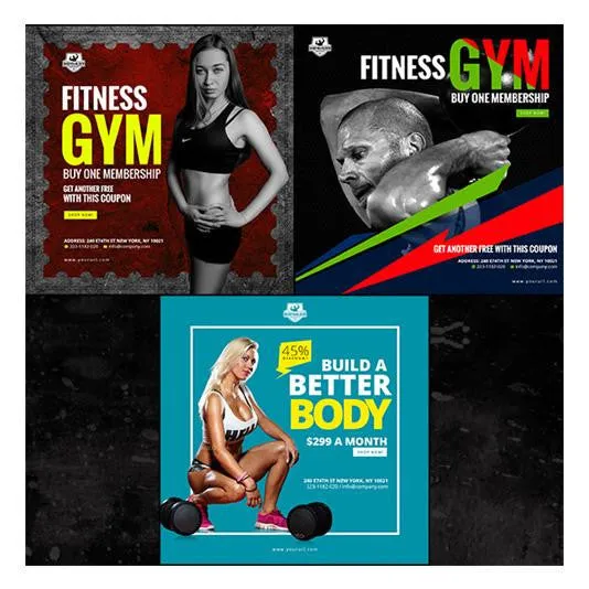 70 - Fitness Facebook Banners