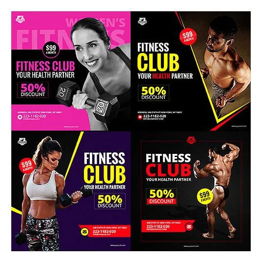 70 - Fitness Facebook Banners