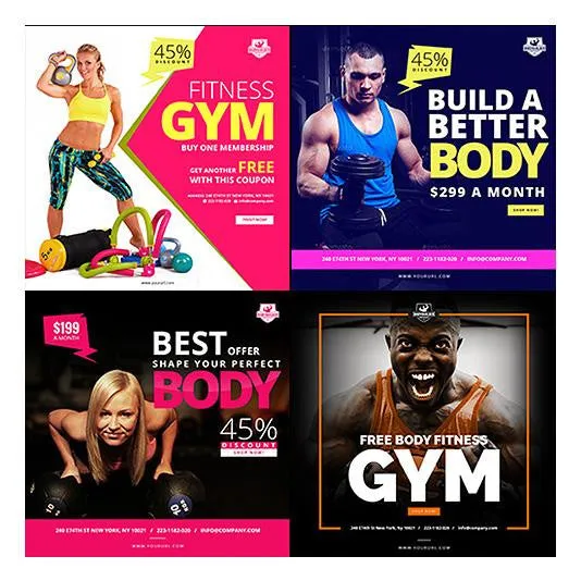 70 - Fitness Facebook Banners