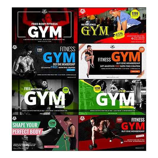 70 - Fitness Facebook Banners