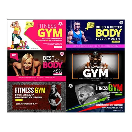 70 - Fitness Facebook Banners