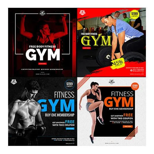 70 - Fitness Facebook Banners