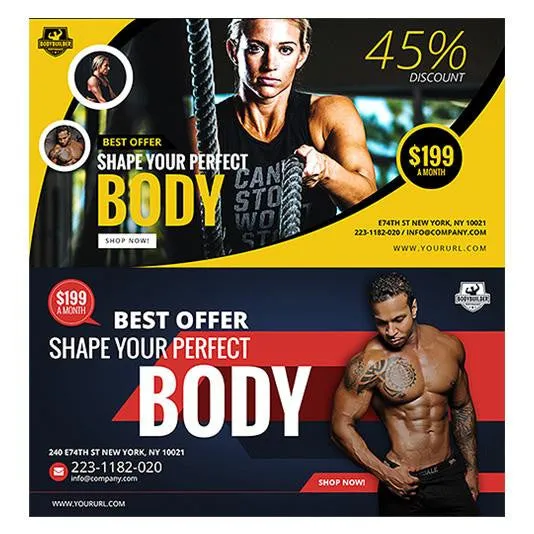70 - Fitness Facebook Banners