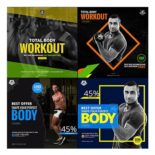 70 - Fitness Facebook Banners