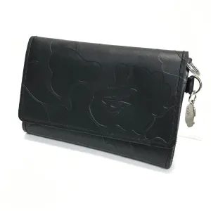 A Bathing Ape Bape Embossed Leather Wallet / Card Case