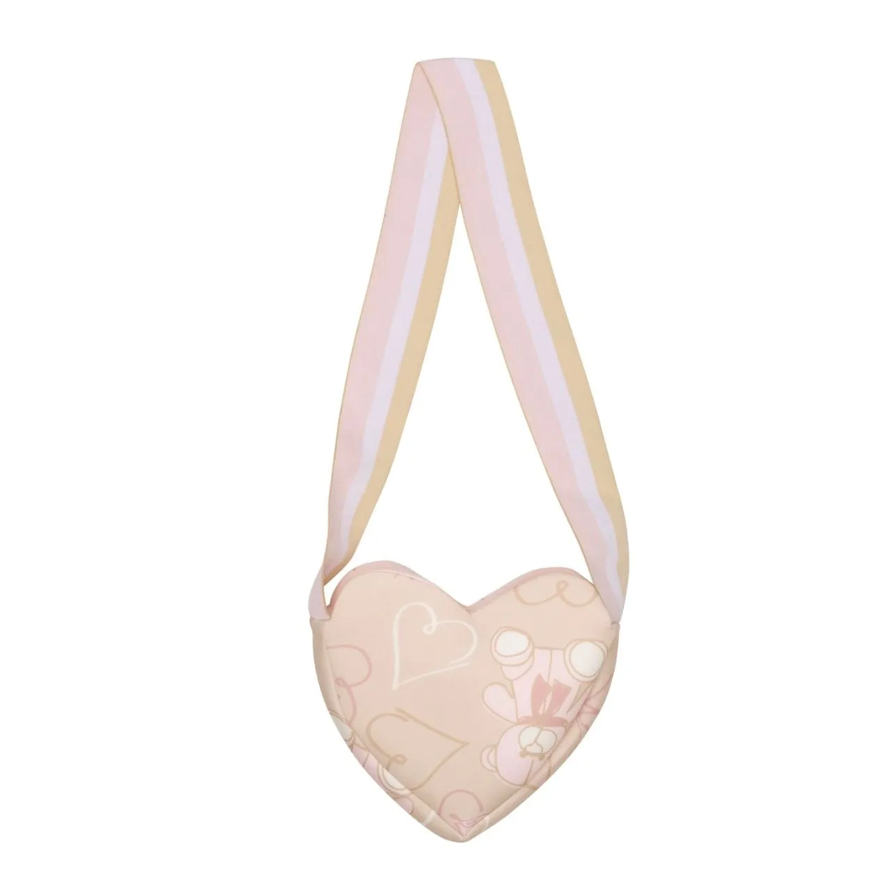 ADee SASHA Beige Teddy Heart Bag W243936