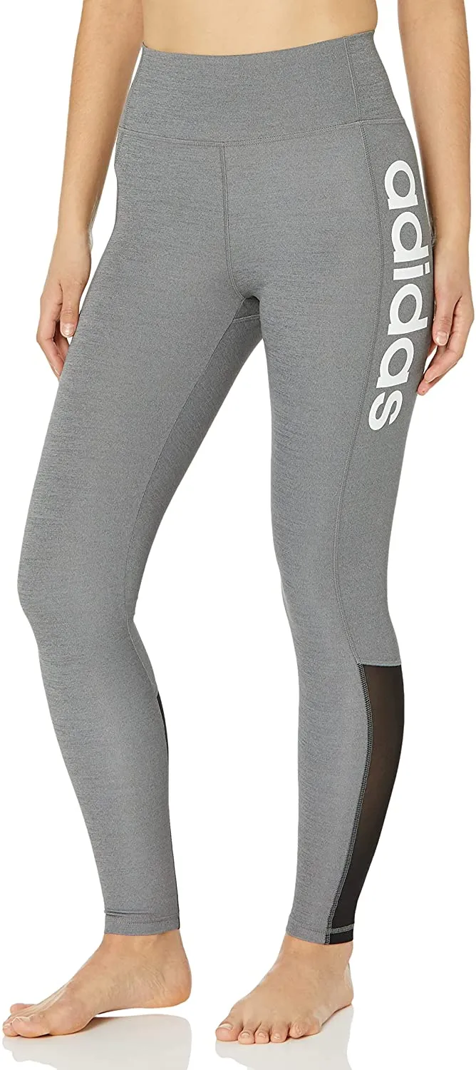 adidas Women's Designed 2 Move High-Rise Logo Tights