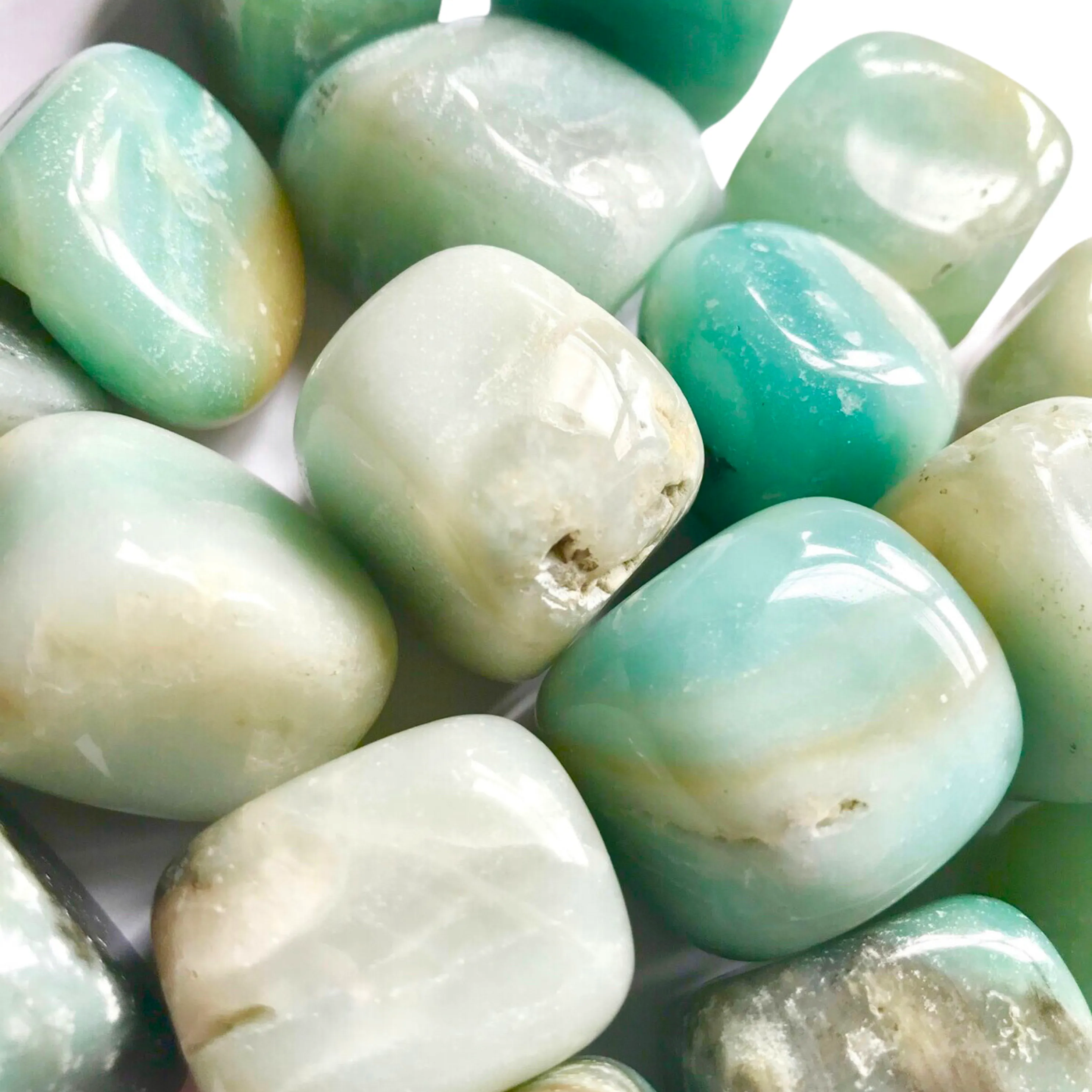 Amazonite | 1 or 5 Pack | Tumbled | Hand Selected | Calm & Tranquility