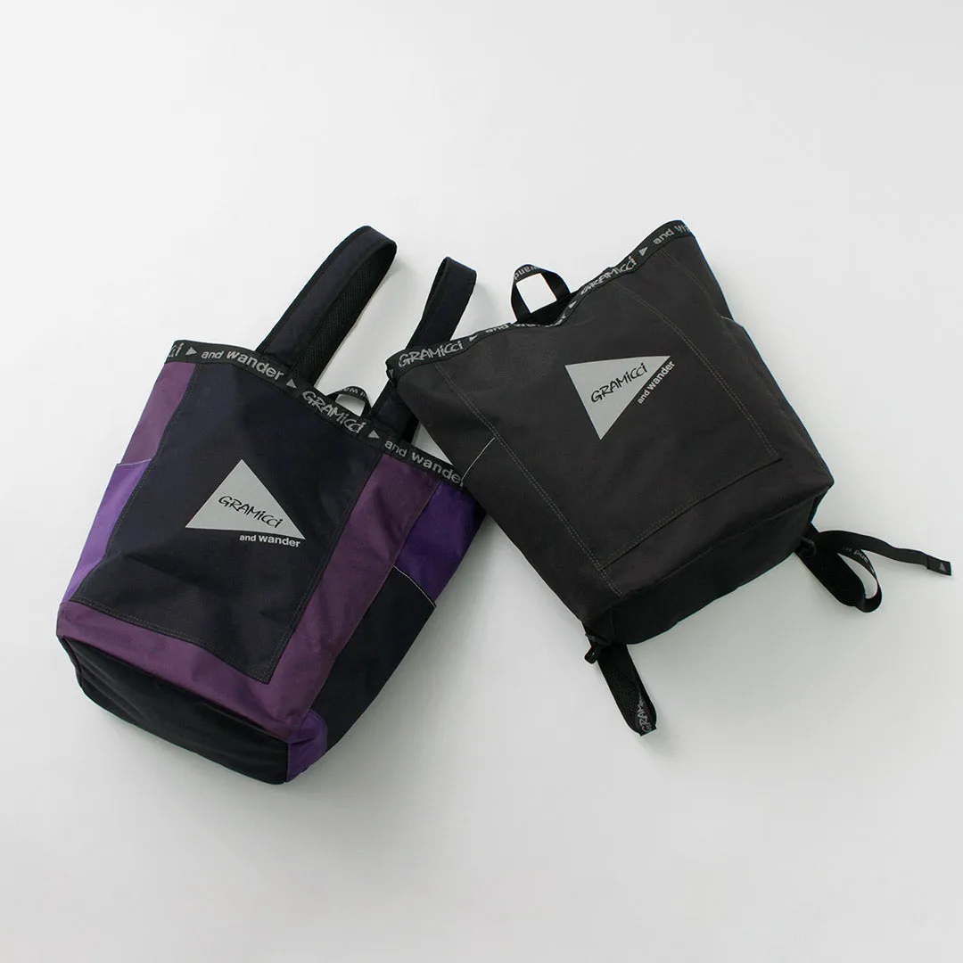 AND WANDER / Gramicci Multi Patchwork 2Way Pack
