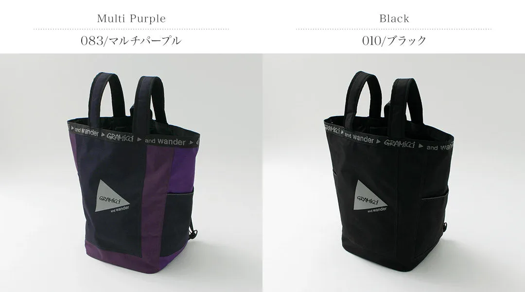 AND WANDER / Gramicci Multi Patchwork 2Way Pack