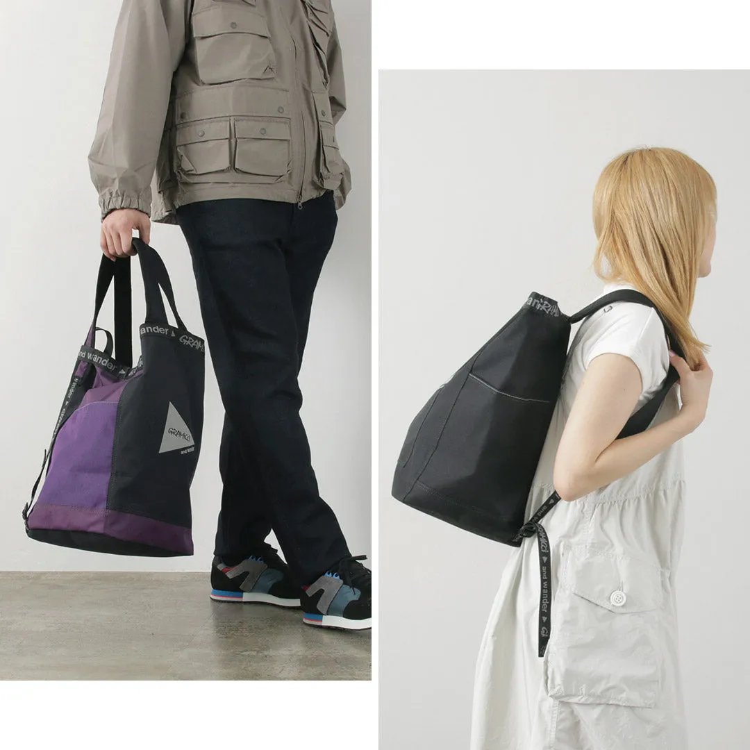 AND WANDER / Gramicci Multi Patchwork 2Way Pack
