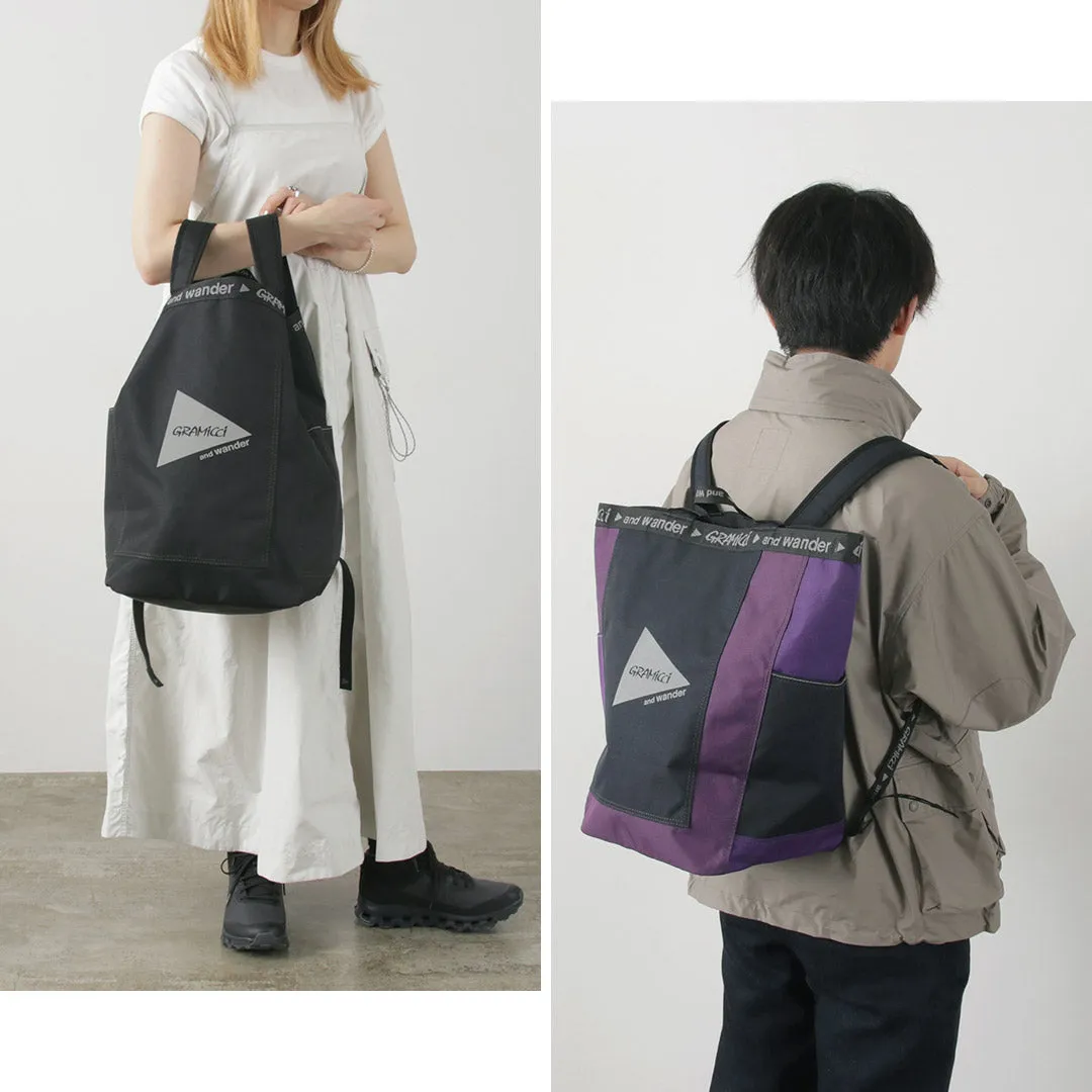 AND WANDER / Gramicci Multi Patchwork 2Way Pack
