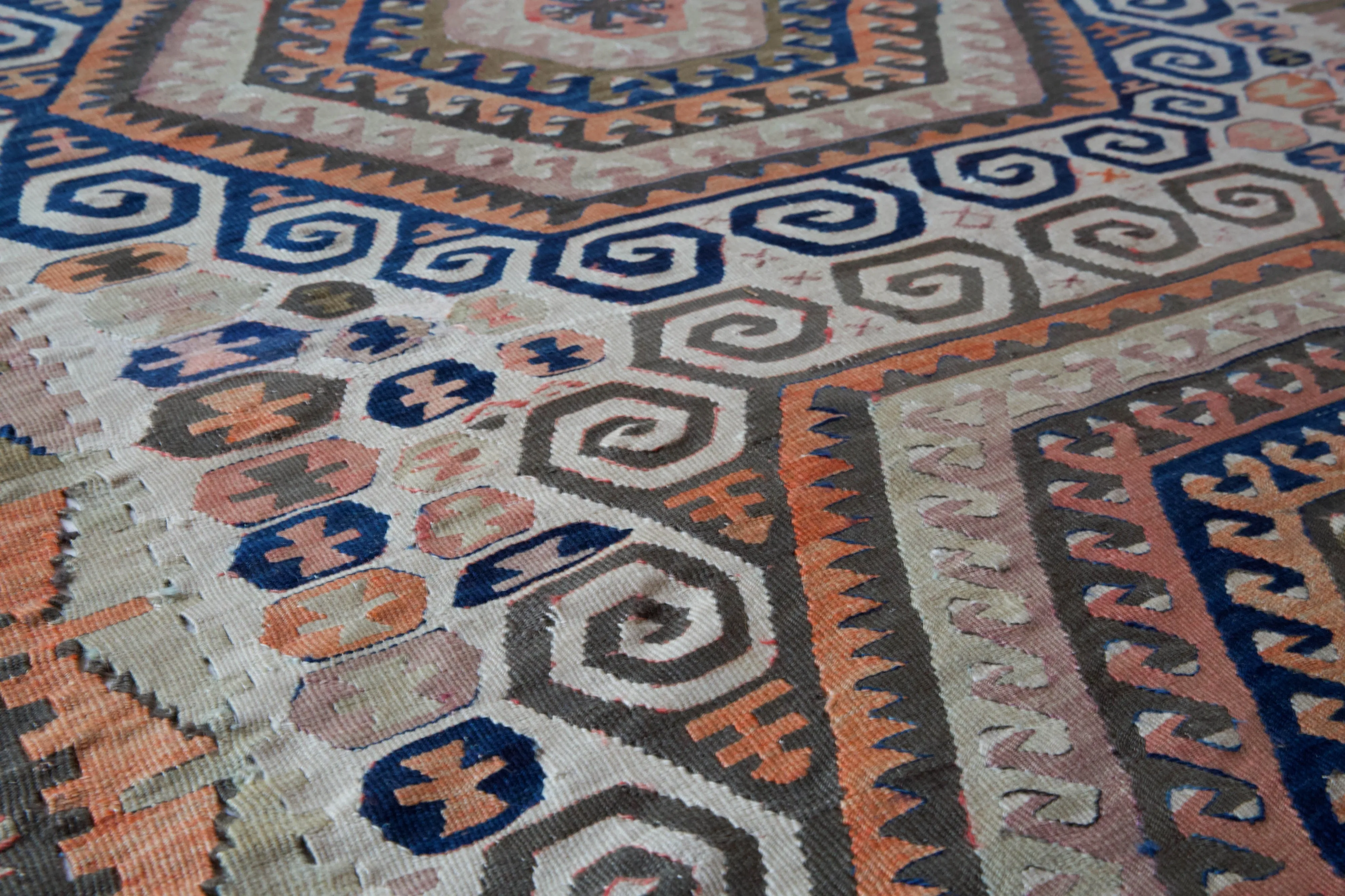 Antique Konya Taspinar Kilim Rug 5'2"x14'