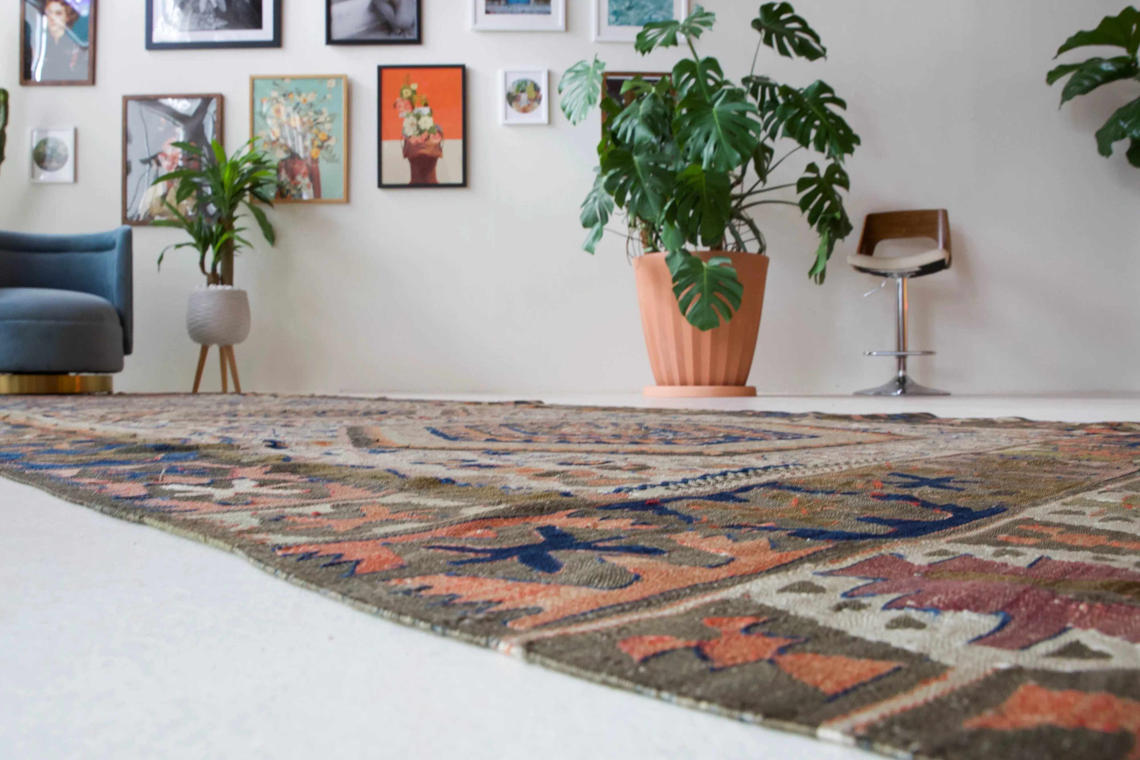 Antique Konya Taspinar Kilim Rug 5'2"x14'