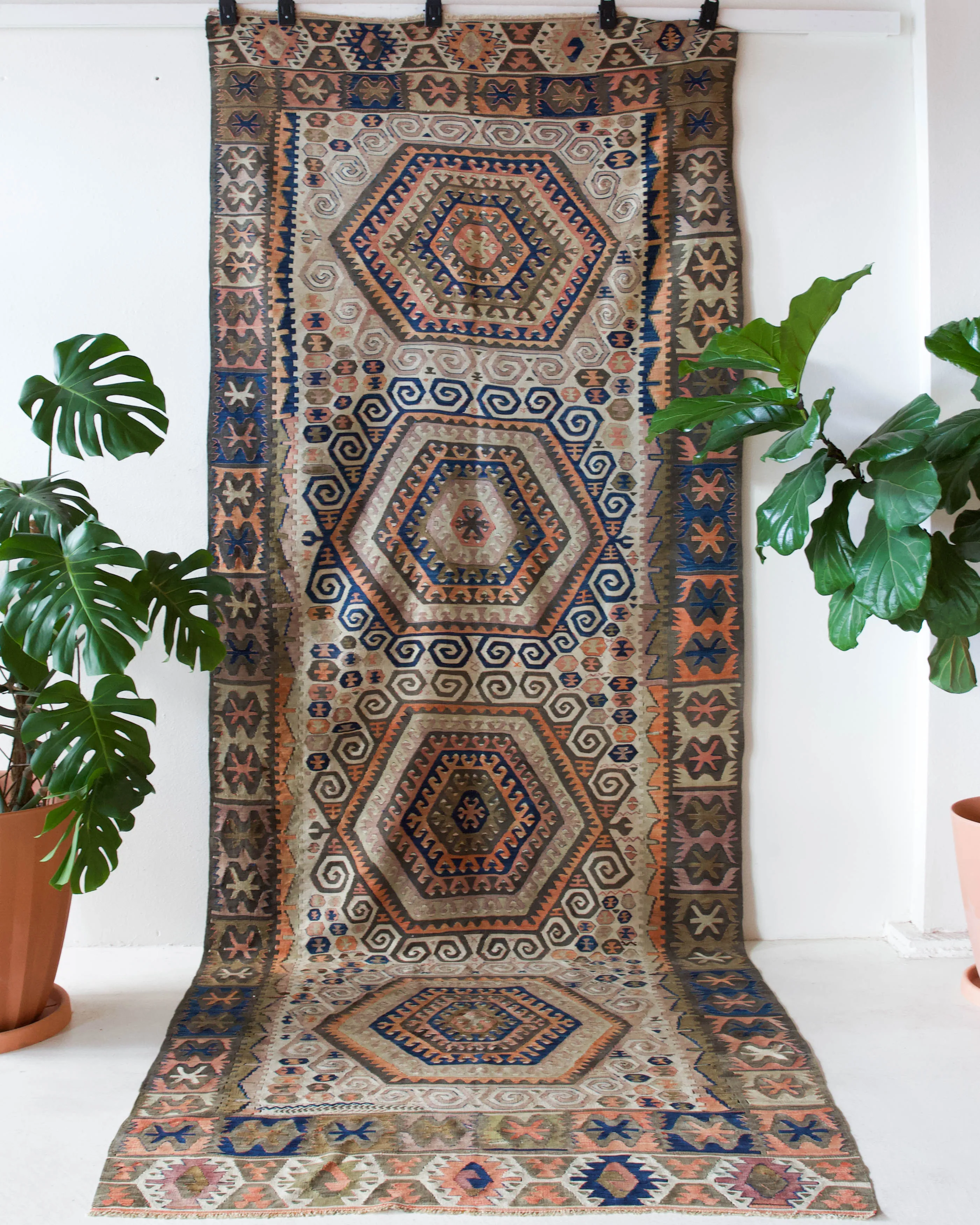 Antique Konya Taspinar Kilim Rug 5'2"x14'