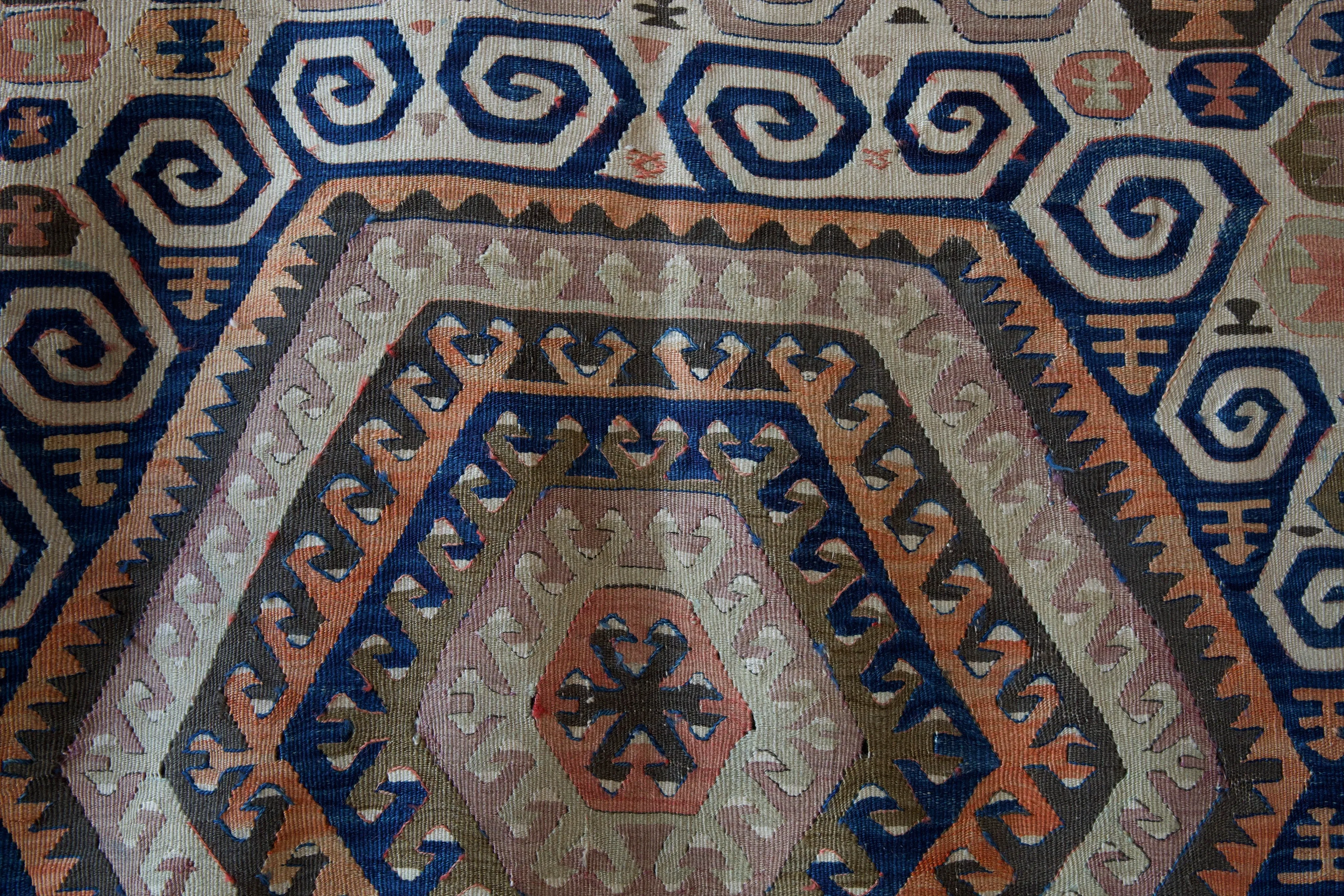 Antique Konya Taspinar Kilim Rug 5'2"x14'