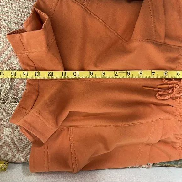 ATHLETA BREATHABLE Retroterry Short Sunbaked Clay High Rise Drawstring 2023 NWOT