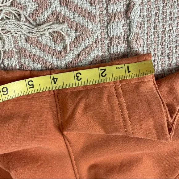 ATHLETA BREATHABLE Retroterry Short Sunbaked Clay High Rise Drawstring 2023 NWOT