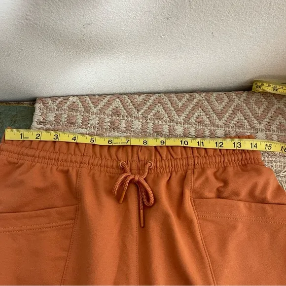 ATHLETA BREATHABLE Retroterry Short Sunbaked Clay High Rise Drawstring 2023 NWOT