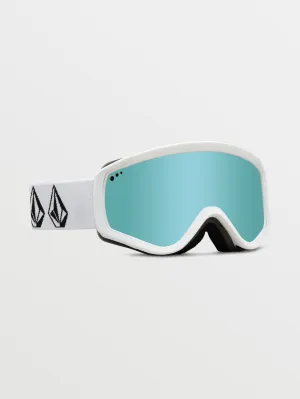 Attunga Youth Matte White Stone (  Bonus Lens - Dark Grey) - ICE CHROME