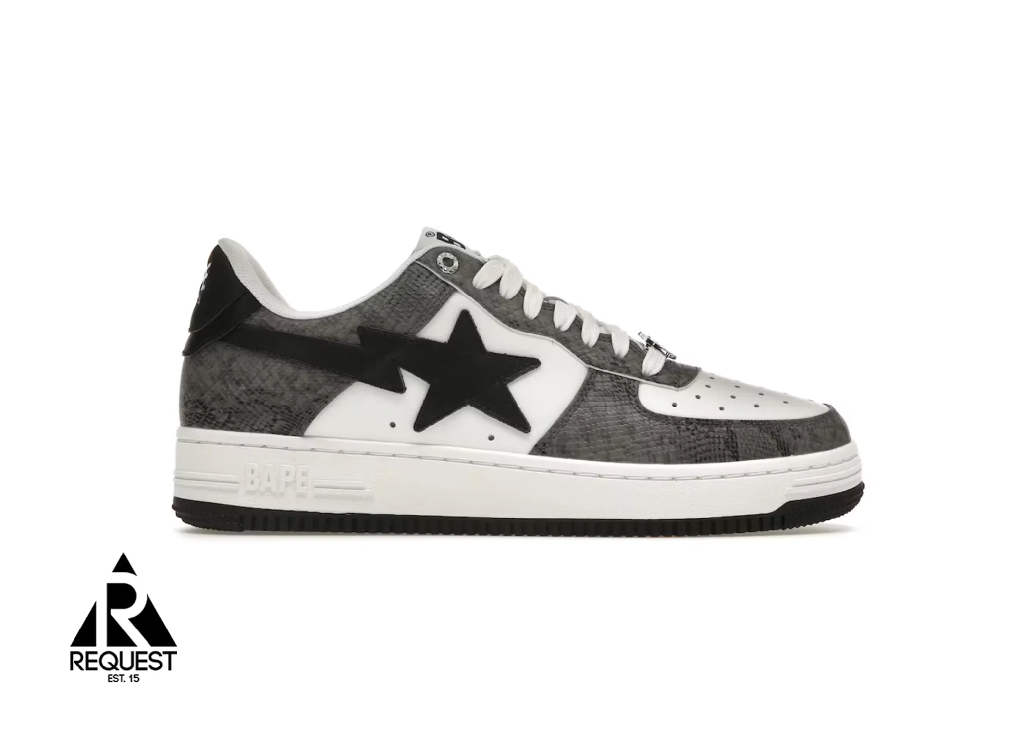Bapesta #1 "Black Snake Skin"