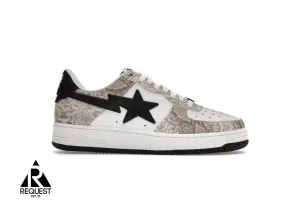 Bapesta "Snake Skin Beige"