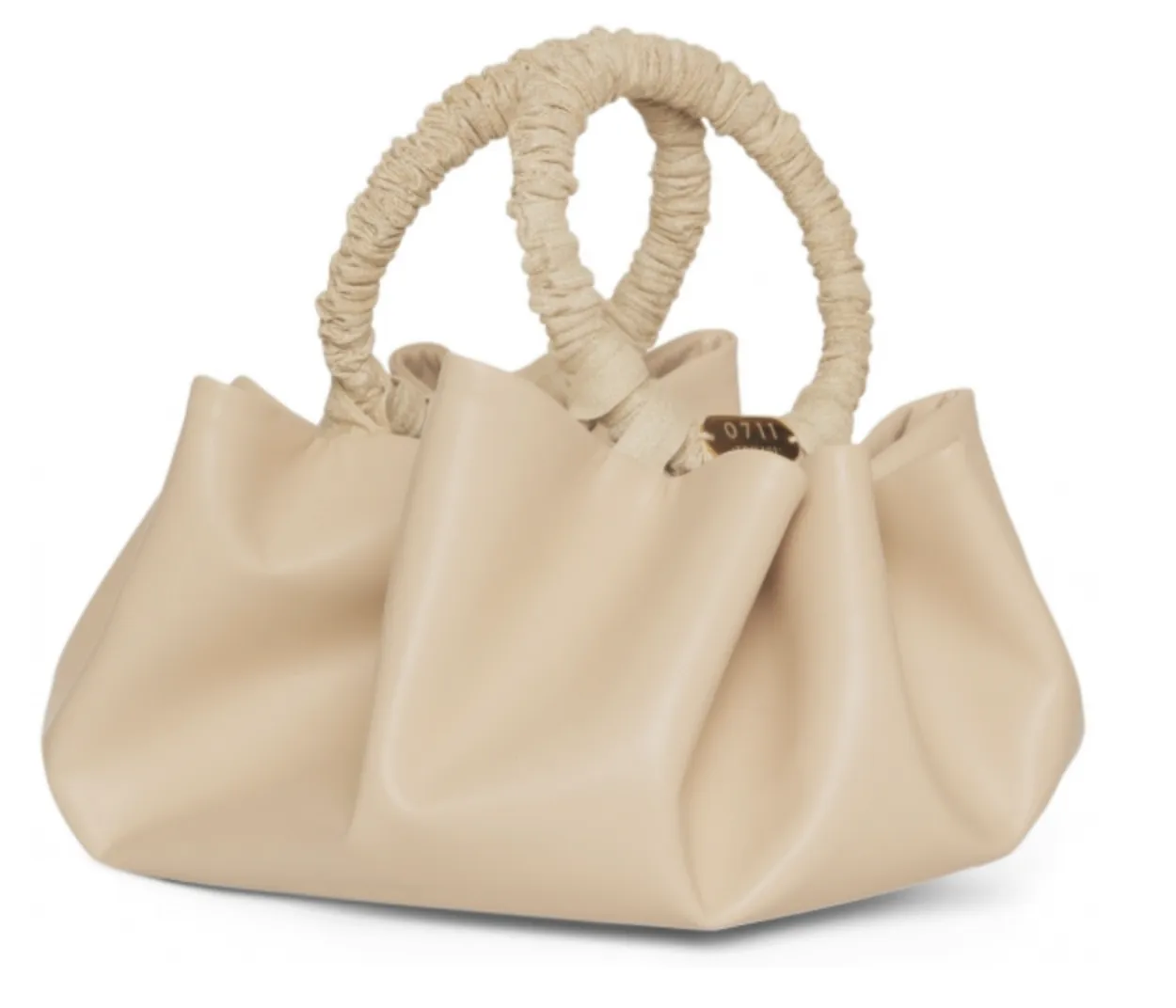 Beige Dumpling Tote