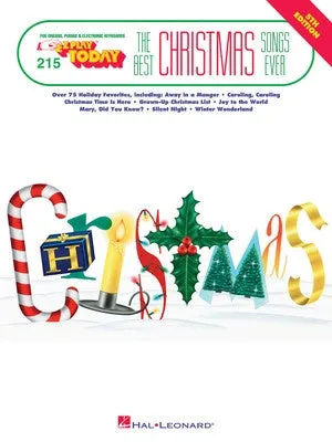 BEST CHRISTMAS SONGS EVER 5TH EDITION EZ PLAY 215