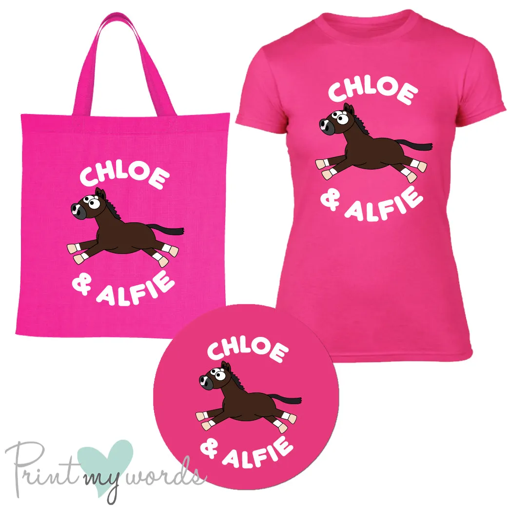 'Bexley' Ladies Personalised Matching Equestrian Set - Plodders Design