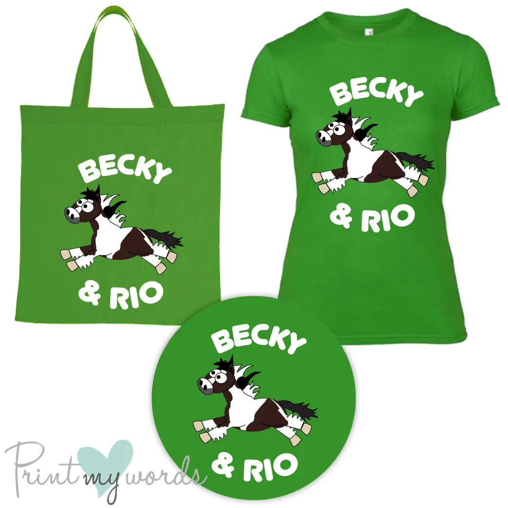 'Bexley' Ladies Personalised Matching Equestrian Set - Plodders Design