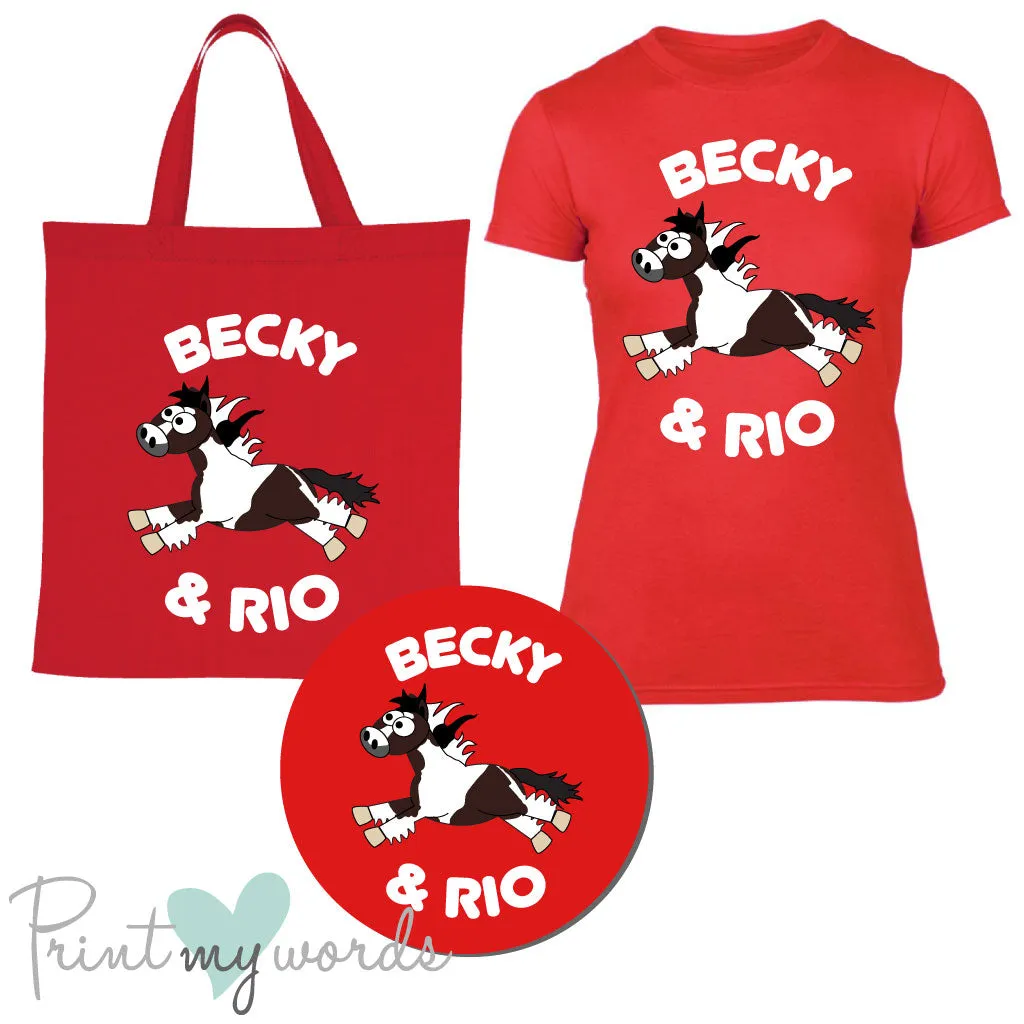 'Bexley' Ladies Personalised Matching Equestrian Set - Plodders Design