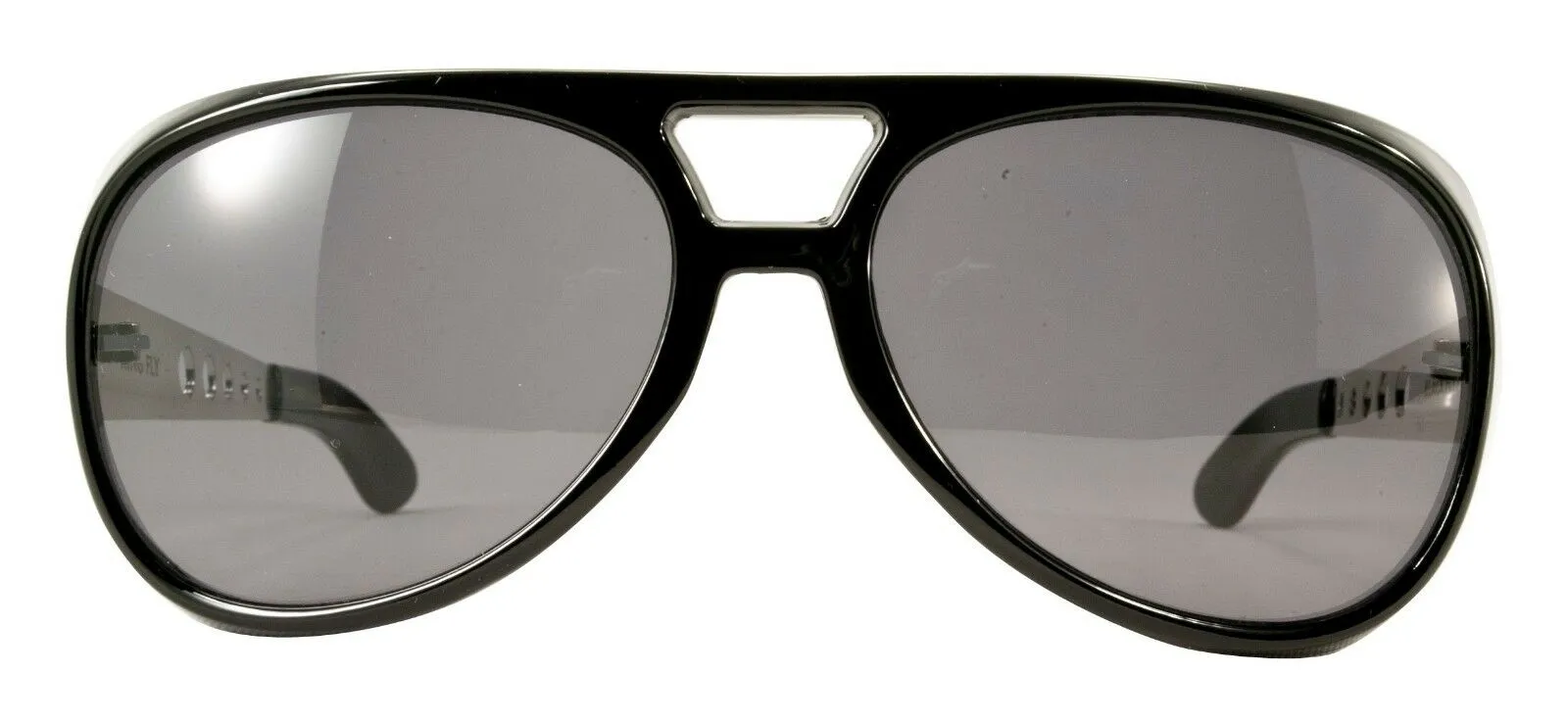 BLACK FLYS KING FLY SUNGLASSES SHINY BLACK POLARIZED